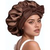 Rnamgih Sleep for Women, Bonnet with Tie Band Cap for