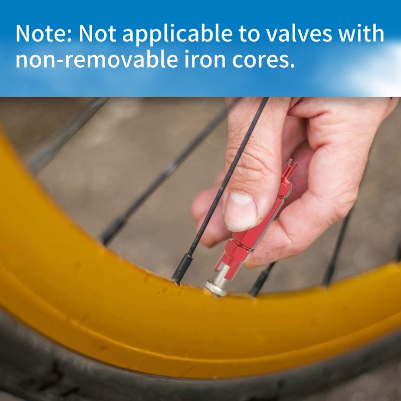 TORMEN Bike Valve Core Remover Tool 3 in 1 Bike