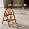 Mayi Plus 2 Step Ladder,Aluminum Folding Step Stool for Adults,Step