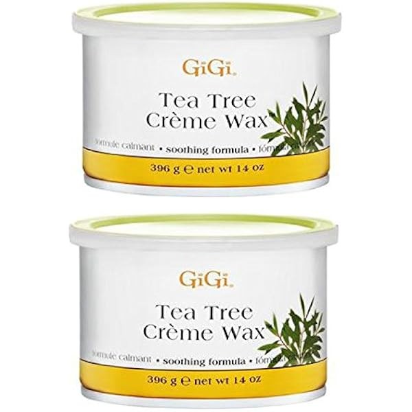 GiGi Tea Tree Creme Wax Soothing Formula 14 oz (2