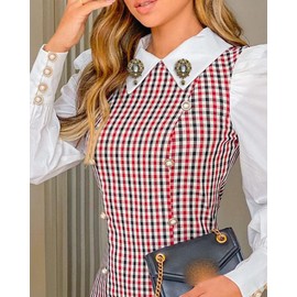 Vintage Teardrop Diamond Brooch Pin for Women Men Crystal Elegant Flower Badge Brooches Laple Pins Scarf Clip Boutonniere Corsage for Clothes Dress Hats Bags Accessory (Black)