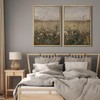 MUDECOR Framed Canvas Print Wall Art Set Golden Meadow Wildflowers