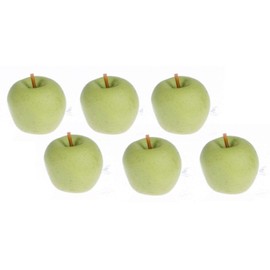 Melody Jane Dollhouse Miniature Set of 6 Green Granny Smith Apples