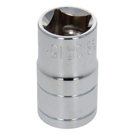 Utoolmart Shallow Socket 1/2 Inch Drive, Metric, 15mm, 6-point Impact Socket, for Automotive Repairs, Household Maintenance, DIY Hand-Making