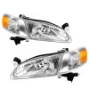 LEDKINGDOMUS For 1998-2000 Toyota Corolla Combo Set Headlights & Corner