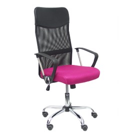 PIQUERAS Y CRESPO Chair Gontar Backrest Black Mesh Seat Pink Brand