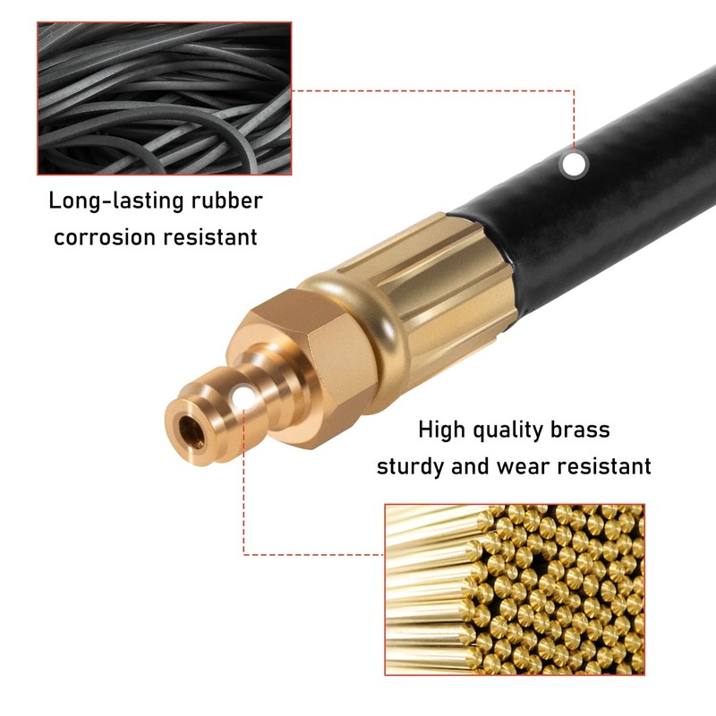 Diesel Compression Tester Adapter Hose Fit for Ford Power Stroke