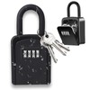 ROEOWENE Key Safe with Shackle Waterproof Key Safe with Number
