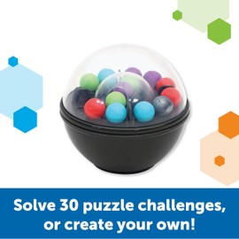 Learning Resources Learning Resources Scramboozle Puzzle Ball - 3D Brain Teasers and Puzzle Games for Kids and Adults, Puzzle Sort Ball Game, Easter Basket Stuffers For Teens, Ages 6+