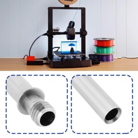 Create idea 4 Pcs Stainless Steel Nozzles M6 3D Printer Heatbreak Throat Tube Compatible with Creality Ender 3 V2 Neo CR-5 PRO CR10 Smart 3D Printer 30mm