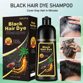 Herbal Hair Color Shampoo for Women and Men, Instant Purple Hair Dye Shampoo 3 in 1, Purple Hair Shampoo Colors in Minutes, Long Lasting Shampoo Hair Dye & Shampoo Para Canas