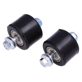 Anxingo 2PCS ATV Black Lower Chain Roller Guide Set Replacement for Yamaha YFZ 350 Banshee 1987-2006 (8mm)