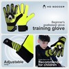 HO Soccer Game Lime Unisex Kids Goalkeeper Gloves, Black/Lime, Size