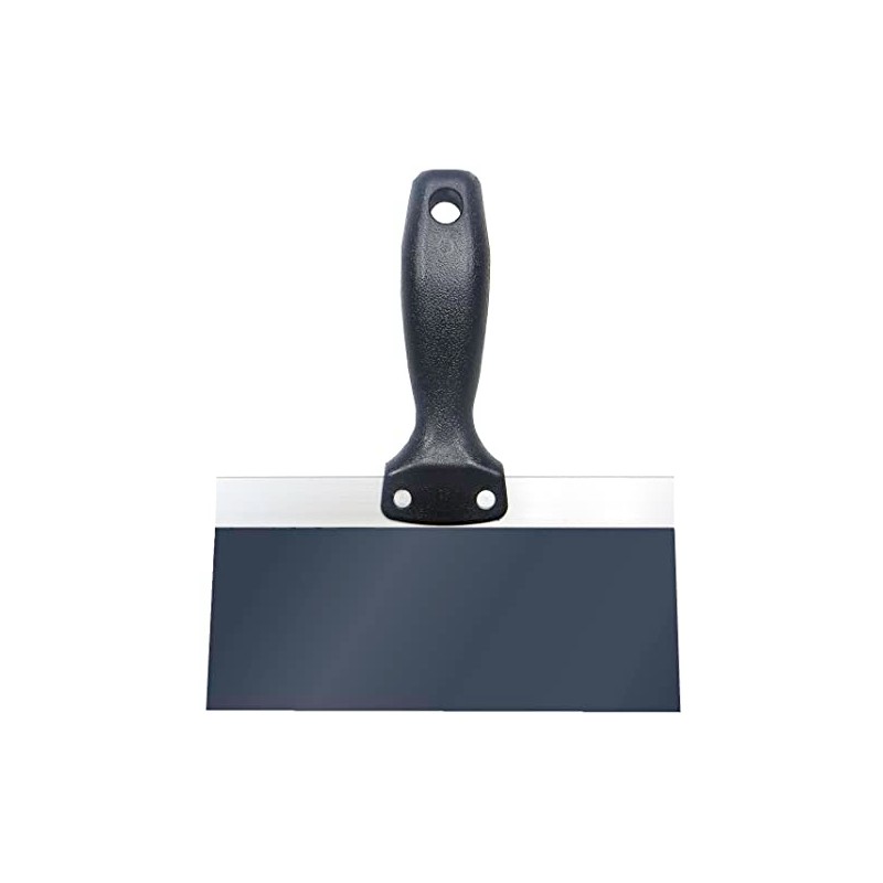 ALLWAY TK8 Textured Grip Blue Carbon Steel Taping Knife, 8"