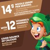 Lucky Charms Chocolatey Chocolate Cereal with Marshmallows, Kids Breakfast Cereal,