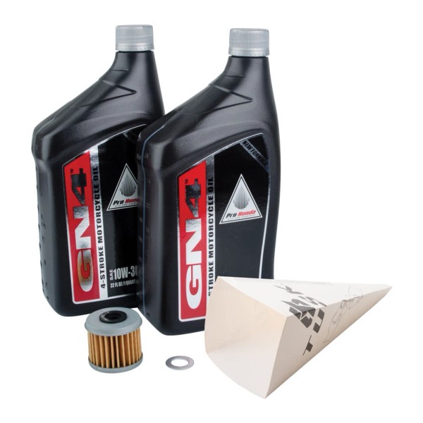 Tusk 4-Stroke Oil Change Kit Pro-Honda GN4 10W-30 For Honda