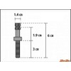 MADMAX General Purpose Round European Turn Signal Orange With Mounting