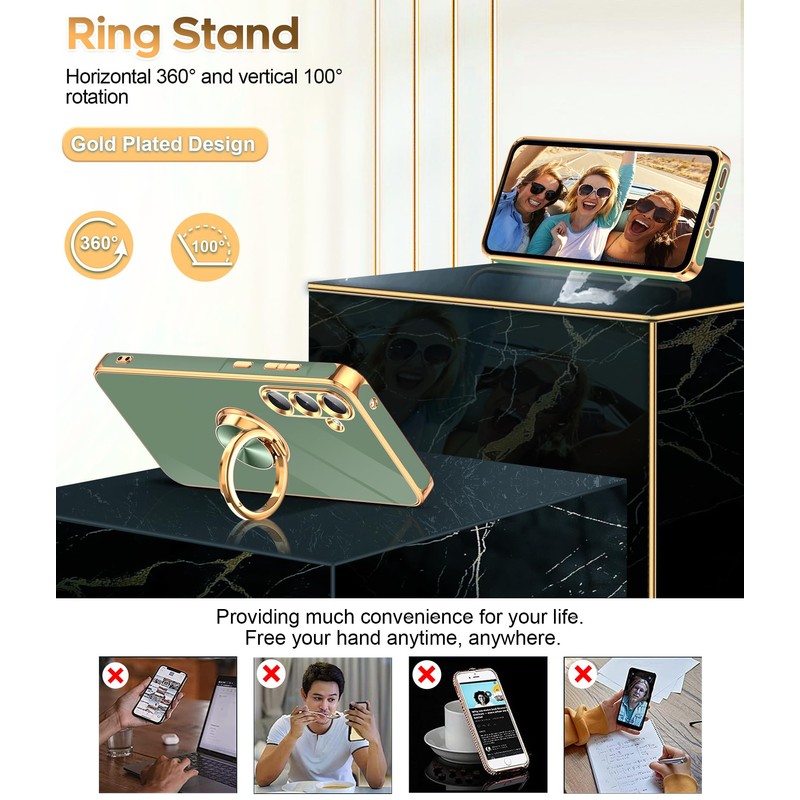 LeYi for A35 5G Case: with Tempered Glass Screen Protector