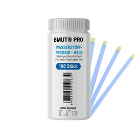 100 x Hydrogen Peroxide 0-100 ppm Test Strips Water Test H2O2 - Measure Concentration