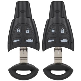 CCIYU Smart Key Fob Keyless Entry Remote 2003-2011 Fit for Saab 9-3 2.0L,2006-2009 Fit for Saab 9-3 2.8L(fits Part LTQSAAM433TX,12783781)
