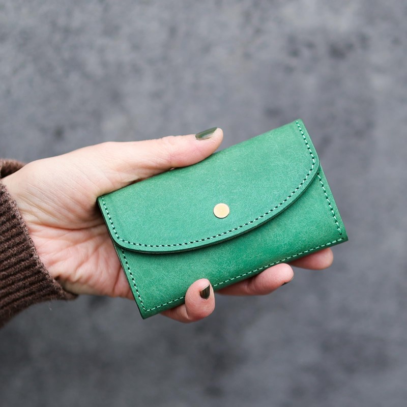 AURAMU MARGOT LUIGI Key Case, Italian, Leather, Coin Purse, Genuine