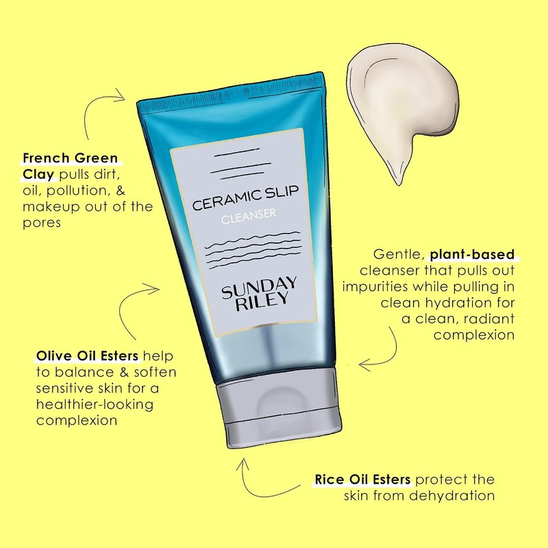 Sunday Riley Ceramic Slip Cleanser, 5 Fl. Oz.