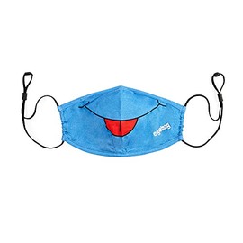 ergobag Children's Mouth Nose Mask for Girls and Boys, Washable at 60 Degrees, Blue