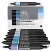 Winsor & Newton, Promarker, Skyscape Tones, Set of 6, Alcohol