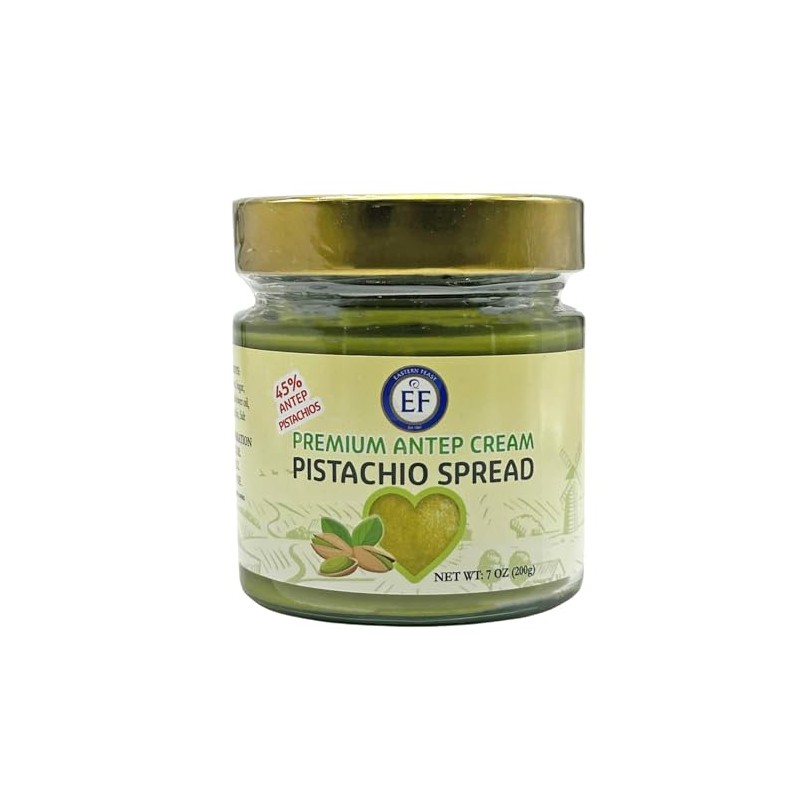 Eastern Feast - Premium Antep Pistachio Cream Spread, (7 oz)