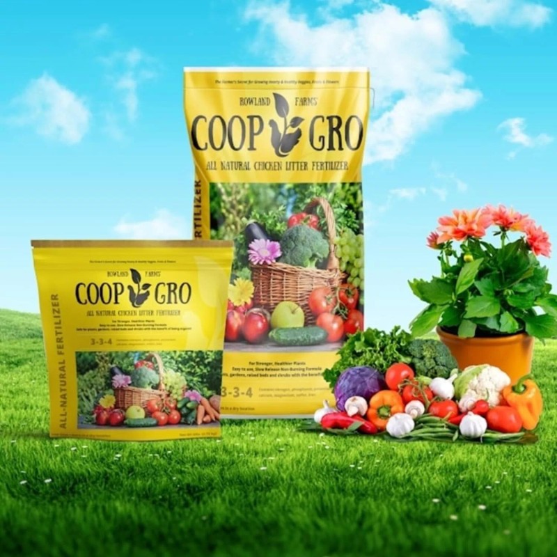 COOPGRO Coop Gro Organic Chicken Manure Fertilizer 25 lb. Bag.