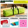 YINIUREN Mahjong Tile Set Green American Mahjong Tile Set