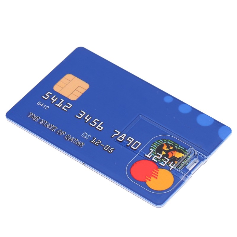 Card Shaped U Disk Simple Unique USB Flash Drive for