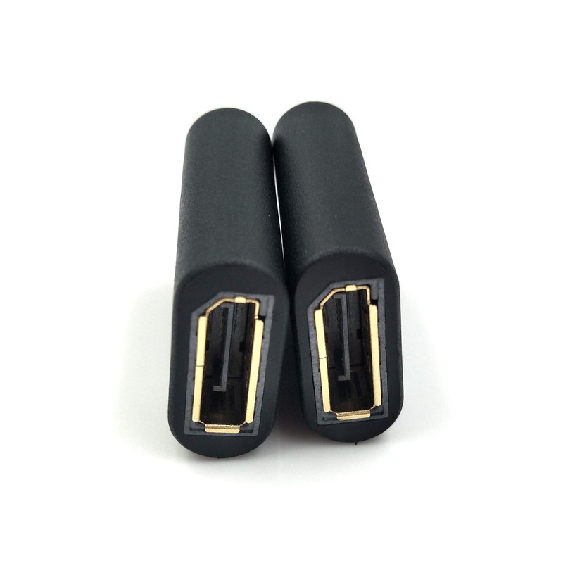 Poyiccot Displayport to Displayport Coupler, 2Pack DisplayPort (DP) Female to