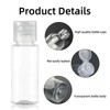 15 Stück Reiseflaschen Set, 15ml Reiseflaschen zum Befüllen, mit Flip