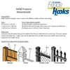 MIDE Products Aluminum Slip-on Flower Box Holders, for 1-3/4 inch