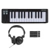 Arturia MicroLab mk3 Black MIDI Recording Controller w Headphones Pack