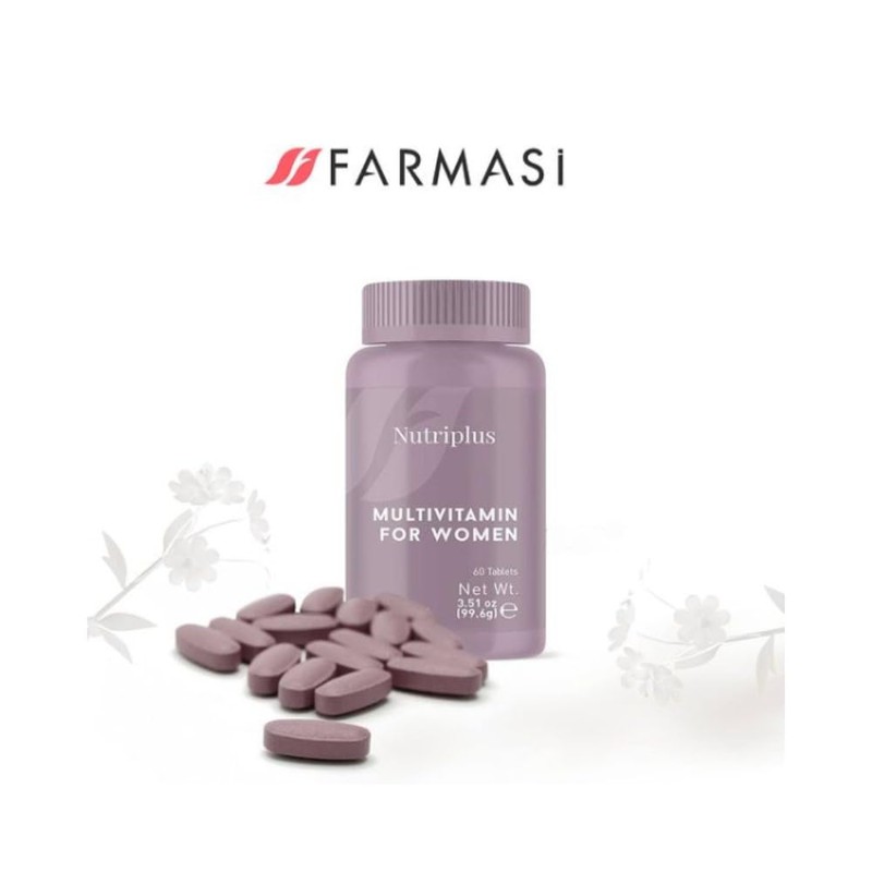 FARMASi Nutriplus Multivitamin and Mineral for Women - 60 Tablets