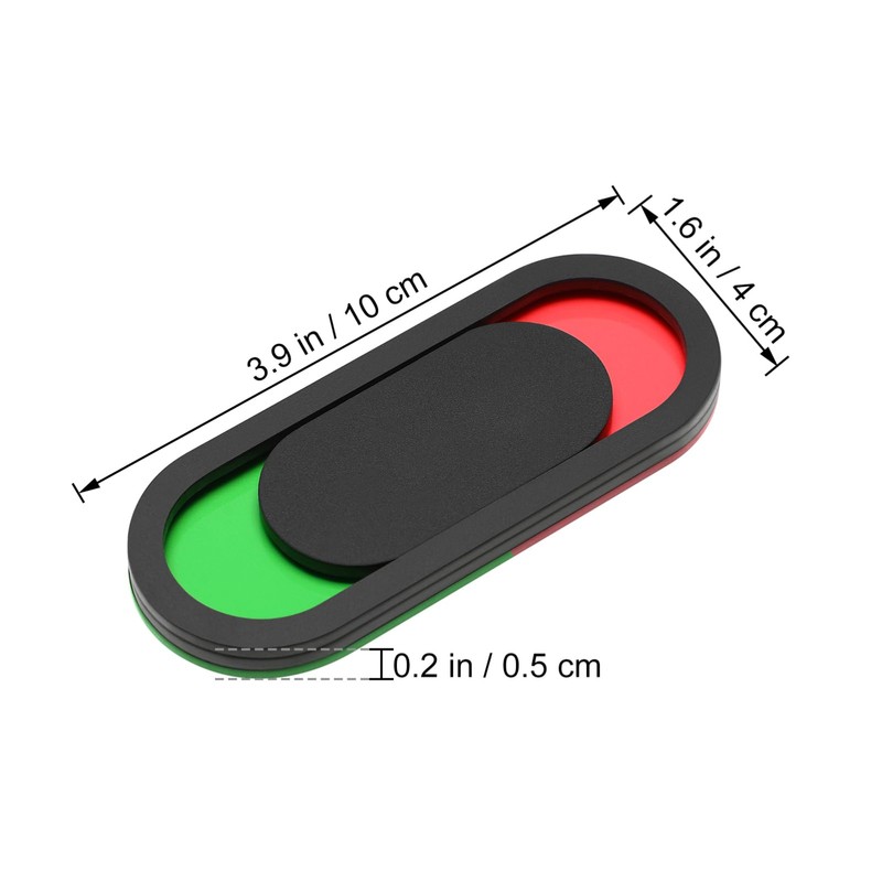 DEARMAMY Privacy Sign Occupied Vacant Red Green Slider Indicator Sign