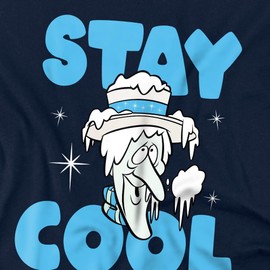 Popfunk The Year Without Santa Claus Stay Cool Women's T Shirt, Navy, X-Large