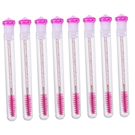 Baluue Pcs Rhinestone Eyebrow Brush Tube Makeup Tool for Women Girls Ladies Comfortable to Hold Handle Clean