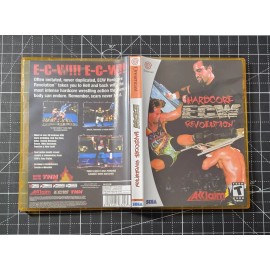 Unbranded Dreamcast Hardcore ECW Revolution Custom Case - NO Game or Manual