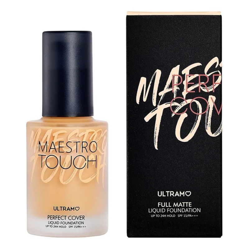 Base De Maquillaje Mate Ultramo Perfect Cover Spf 15+