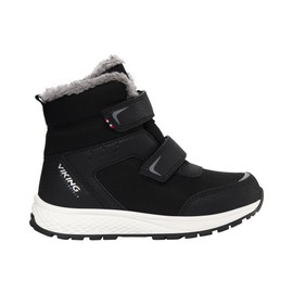 Viking Unisex Children's Equip Warm Wp 2V Snow Boot, Black grey