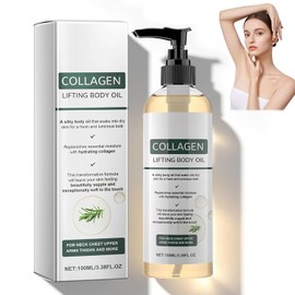 Collagen Oil for Skin Tightening, Collagen Lifting Body Oil, Moisturising Body Care for Smooth-Looking Skin, Lightweight Firming Oil for Neck, Arms, Thighs and More, 100ml