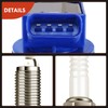 A-Premium (Blue) Set of 12 Ignition Coil Pack and Iridium