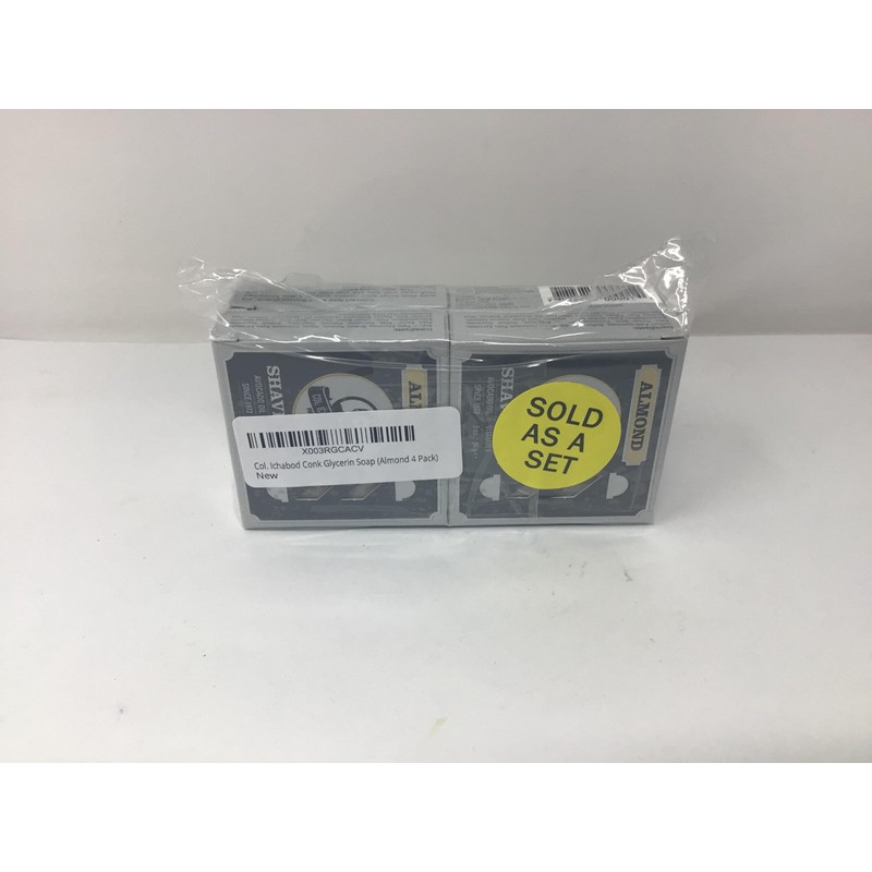 Col. Ichabod Conk Glycerin Soap (Almond 4 Pack)