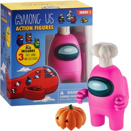 Among Us Collectible Action Figure Series 2 With Accessories (Pink)