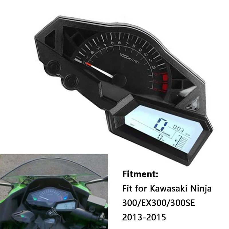 Baceyong Motorcycle Speedometer Suitable for K-awasaki N-inja 300/EX300/300SE 2013-2015