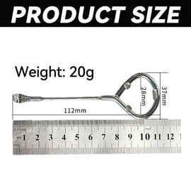 BRIOTA 4 PCS Tin Opener, Paint Can and Bottle Opener Tool, Multi-Purpose Steel Paint Tin Opener, Manual Can Opener, Lid Opener for Jars and Bottles, Easy Opening of Tins and Cans