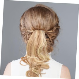 WOONEKY Claw Clip Ponytail Curly Short Hair Tiger Clip Small Wavy Ponytail (18h613) Curly Hair Extensions Women Headdress Natural Looking Hair Extensions Synthetic Hair Extensions